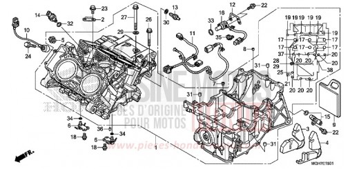 CRANKCASE (VFR1200XD/XDA/XDL/XDS) VFR1200XDLF de 2015